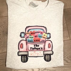 Valentines family truck with custom names